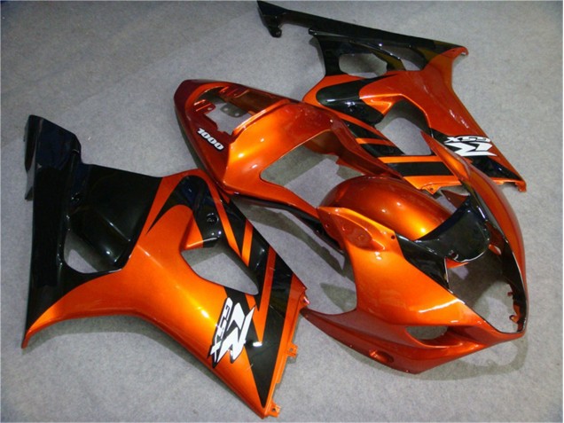 Suzuki GSXR 1000 K3 03-04 Motorrad Verkleidungen - Orange Schwarz Suzuki GSXR 1000 K3 03-04 Motorrad Verkleidungen - Orange Schwarz