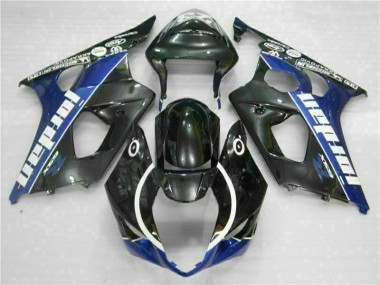 Suzuki GSXR 1000 K3 03-04 Motorrad Verkleidungen & Plastik - Schwarz Blau