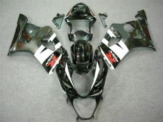 Suzuki GSXR 1000 K3 03-04 Motorrad Verkleidungen & Plastik - Weiß Schwarz Suzuki GSXR 1000 K3 03-04 Motorrad Verkleidungen & Plastik - Weiß Schwarz
