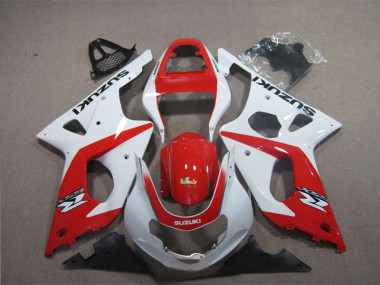 Suzuki GSXR 1000 K3 03-04 Motorrad Verkleidungen - Rot Weiß