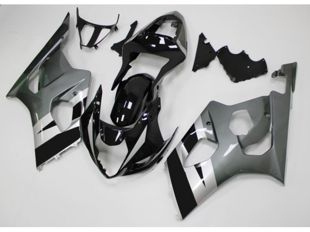 Suzuki GSXR 1000 K3 03-04 Motorrad Verkleidungen - Schwarz Grau Suzuki GSXR 1000 K3 03-04 Motorrad Verkleidungen - Schwarz Grau