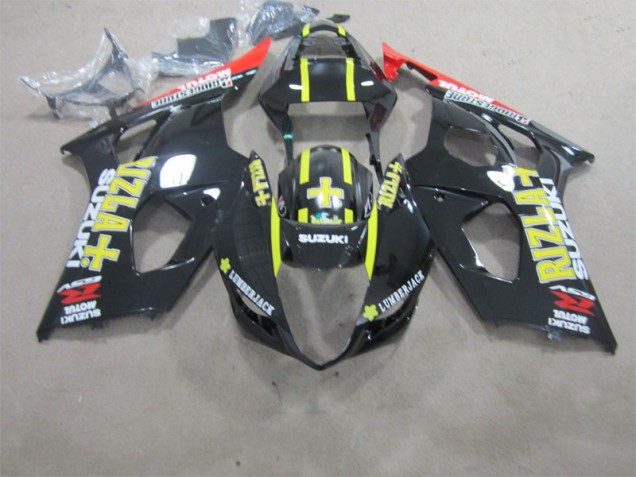 Suzuki GSXR 1000 K3 03-04 Motorrad Verkleidungen - Schwarzer Rizla Suzuki GSXR 1000 K3 03-04 Motorrad Verkleidungen - Schwarzer Rizla