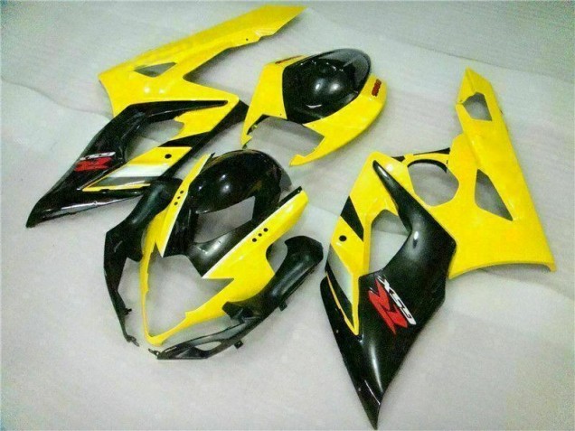 Suzuki GSXR 1000 K5 05-06 Motorrad Verkleidung - Gelb Schwarz Suzuki GSXR 1000 K5 05-06 Motorrad Verkleidung - Gelb Schwarz
