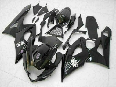 Suzuki GSXR 1000 K5 05-06 Motorrad Verkleidung - Glänzend Schwarz