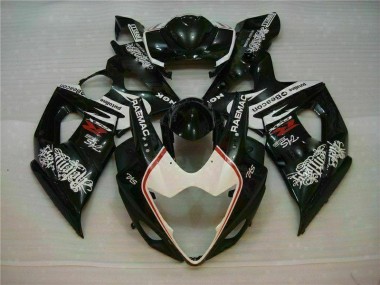 Suzuki GSXR 1000 K5 05-06 Motorrad Verkleidung - Weiß Schwarz