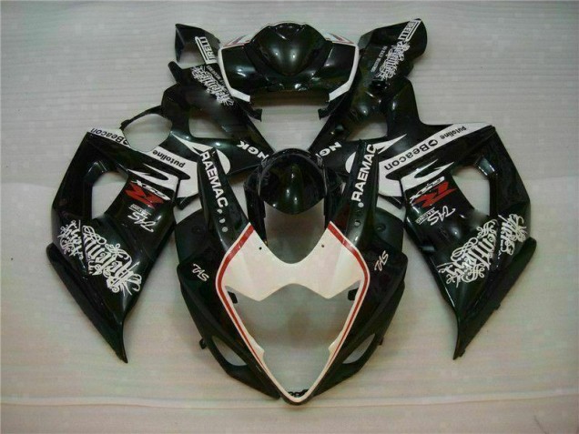 Suzuki GSXR 1000 K5 05-06 Motorrad Verkleidung - Weiß Schwarz Suzuki GSXR 1000 K5 05-06 Motorrad Verkleidung - Weiß Schwarz