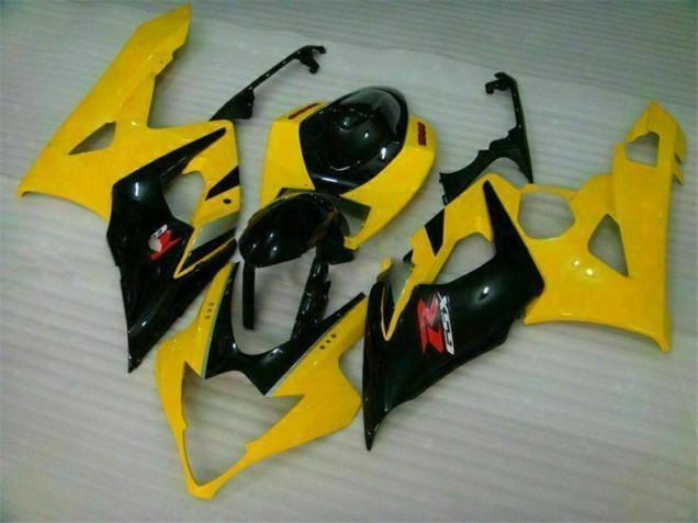 Suzuki GSXR 1000 K5 05-06 Motorrad Verkleidungen - Gelb Schwarz Suzuki GSXR 1000 K5 05-06 Motorrad Verkleidungen - Gelb Schwarz