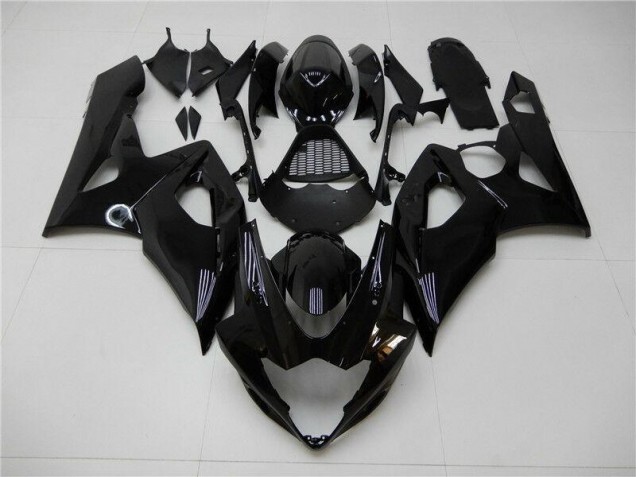 Suzuki GSXR 1000 K5 05-06 Motorrad Verkleidungen - Glänzend Schwarz Suzuki GSXR 1000 K5 05-06 Motorrad Verkleidungen - Glänzend Schwarz