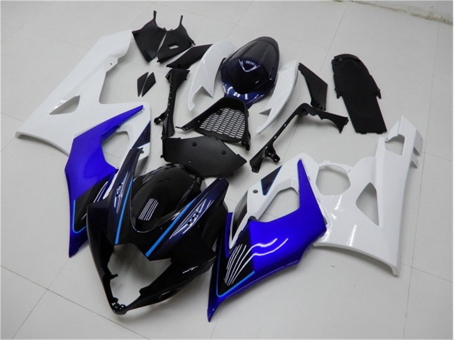 Suzuki GSXR 1000 K5 05-06 Motorrad Verkleidungen & Plastik - Blau Weiß Suzuki GSXR 1000 K5 05-06 Motorrad Verkleidungen & Plastik - Blau Weiß
