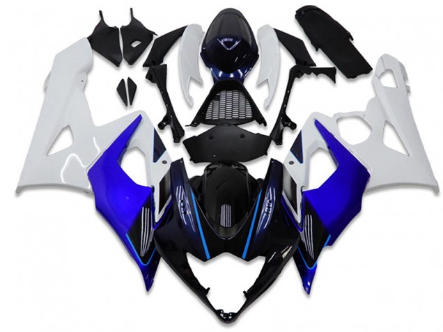 Suzuki GSXR 1000 K5 05-06 Motorrad Verkleidungen & Plastik - Blau Weiß Suzuki GSXR 1000 K5 05-06 Motorrad Verkleidungen & Plastik - Blau Weiß