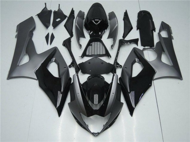 Suzuki GSXR 1000 K5 05-06 Motorrad Verkleidungen & Plastik - Grau Schwarz Suzuki GSXR 1000 K5 05-06 Motorrad Verkleidungen & Plastik - Grau Schwarz