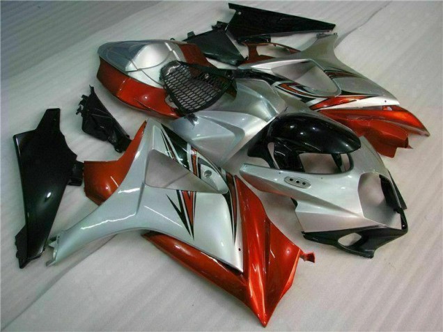 Suzuki GSXR 1000 K7 07-08 Motorrad Verkleidungen - Braun Silber Suzuki GSXR 1000 K7 07-08 Motorrad Verkleidungen - Braun Silber