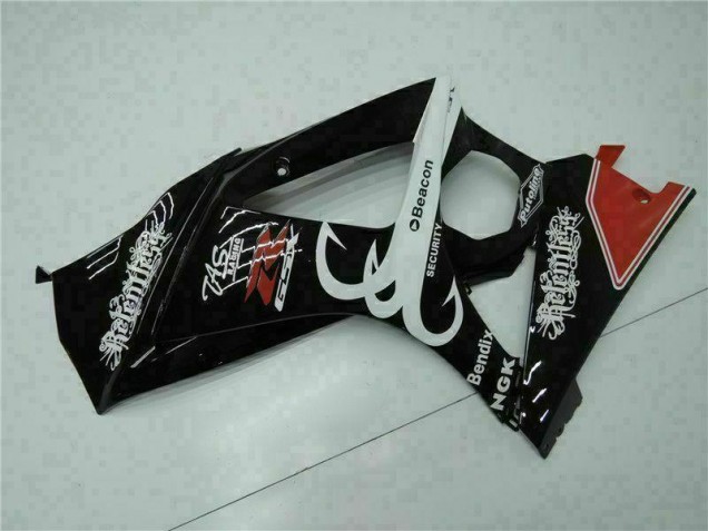 Suzuki GSXR 1000 K7 07-08 Motorrad Verkleidungen - Schwarz