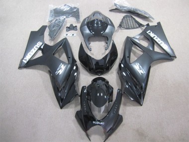 Suzuki GSXR 1000 K7 07-08 Motorrad Vollverkleidung - Schwarz