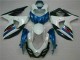 Suzuki GSXR 1000 K9 09-16 Motor Verkleidungen - Blau Weiß