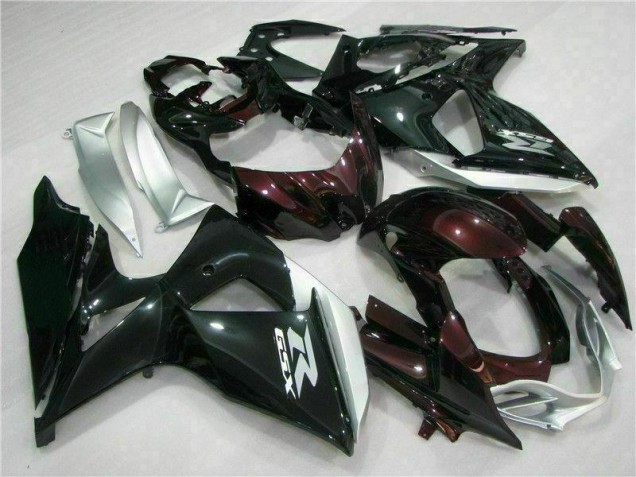 Suzuki GSXR 1000 K9 09-16 Motorrad Verkleidung - Braun Schwarz Suzuki GSXR 1000 K9 09-16 Motorrad Verkleidung - Braun Schwarz