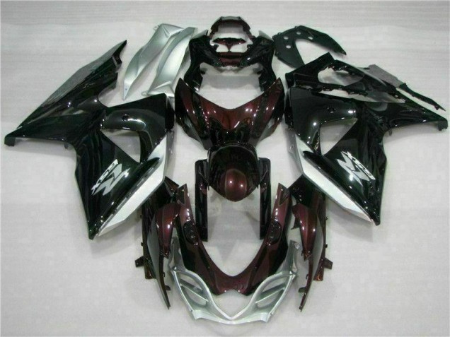 Suzuki GSXR 1000 K9 09-16 Motorrad Verkleidung - Braun Schwarz Suzuki GSXR 1000 K9 09-16 Motorrad Verkleidung - Braun Schwarz