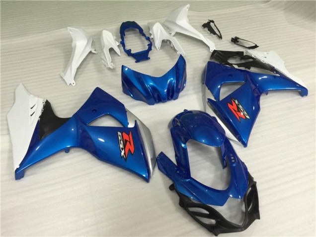 Suzuki GSXR 1000 K9 09-16 Motorrad Verkleidung & Plastik - Blau Weiß Suzuki GSXR 1000 K9 09-16 Motorrad Verkleidung & Plastik - Blau Weiß