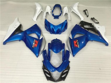 Suzuki GSXR 1000 K9 09-16 Motorrad Verkleidung & Plastik - Blau Weiß