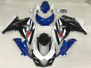 Suzuki GSXR 1000 K9 09-16 Motorrad Verkleidung - Weiß Blau Schwarz