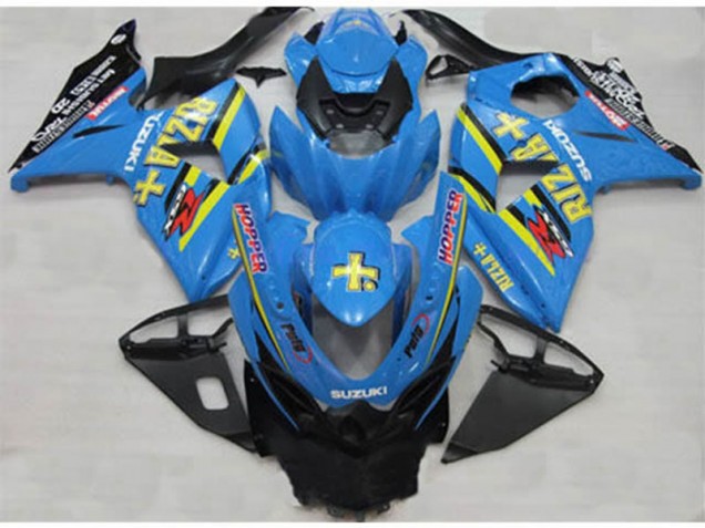 Suzuki GSXR 1000 K9 09-16 Motorrad Verkleidungen - Blau Rizla Hopper Suzuki GSXR 1000 K9 09-16 Motorrad Verkleidungen - Blau Rizla Hopper