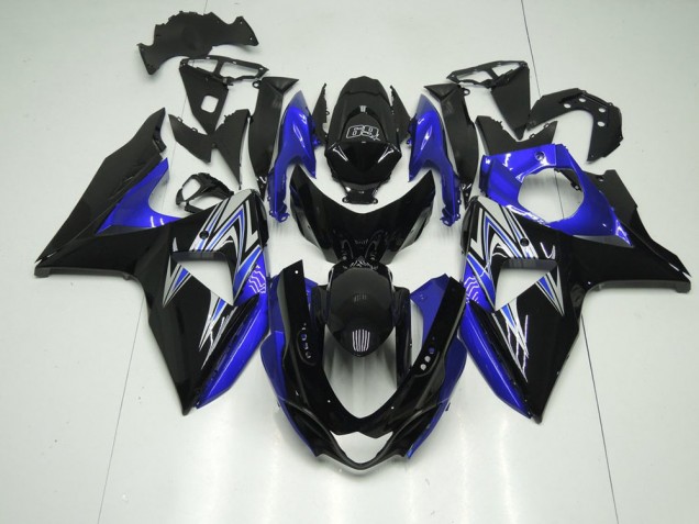 Suzuki GSXR 1000 K9 09-16 Motorrad Verkleidungen - Blau und Schwarz Suzuki GSXR 1000 K9 09-16 Motorrad Verkleidungen - Blau und Schwarz