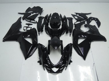 Suzuki GSXR 1000 K9 09-16 Motorrad Verkleidungen - Glänzend Schwarz