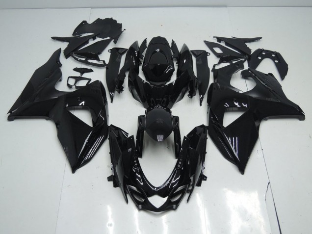 Suzuki GSXR 1000 K9 09-16 Motorrad Verkleidungen - Glänzend Schwarz Suzuki GSXR 1000 K9 09-16 Motorrad Verkleidungen - Glänzend Schwarz