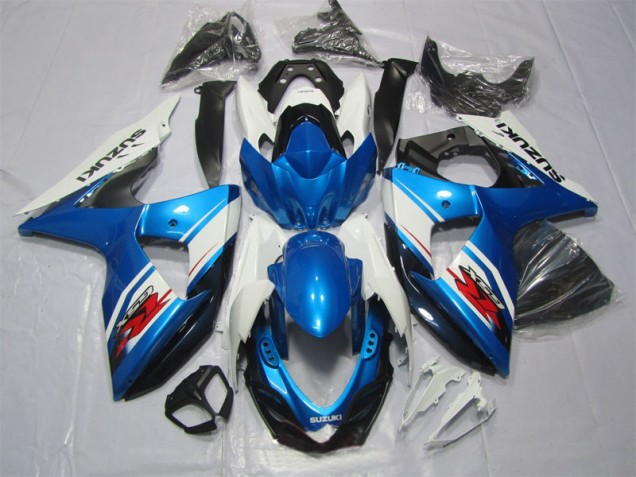 Suzuki GSXR 1000 K9 09-16 Motorrad Verkleidungen & Plastik - Blau Weiß Suzuki GSXR 1000 K9 09-16 Motorrad Verkleidungen & Plastik - Blau Weiß