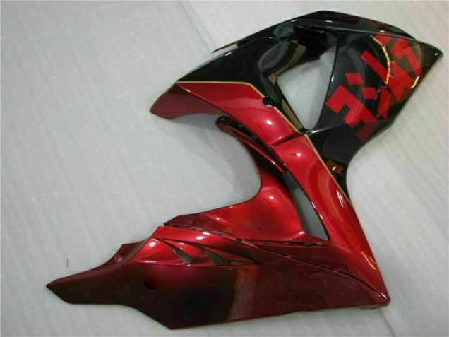 Suzuki GSXR 1000 K9 09-16 Motorrad Verkleidungen - Rot Flamme Schwarz Suzuki GSXR 1000 K9 09-16 Motorrad Verkleidungen - Rot Flamme Schwarz