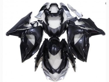 Suzuki GSXR 1000 K9 09-16 Motorrad Verkleidungen - Schwarz Silber