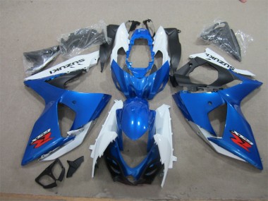 Suzuki GSXR 1000 K9 09-16 Motorrad VollVerkleidungen & Plastik - Blau Weiß