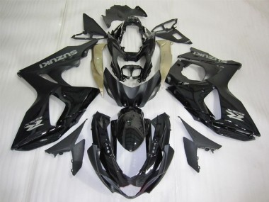 Suzuki GSXR 1000 K9 09-16 Motorrad VollVerkleidungen & Plastik - Schwarz