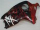 Suzuki GSXR 1300 Hayabusa 96-07 Motorrad Verkleidung - Schwarz rote Flamme Suzuki GSXR 1300 Hayabusa 96-07 Motorrad Verkleidung - Schwarz rote Flamme