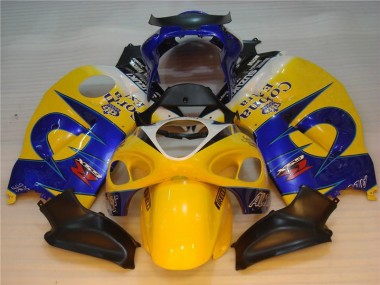 Suzuki GSXR 1300 Hayabusa 96-07 Motorrad Verkleidungen - Gelb Blau