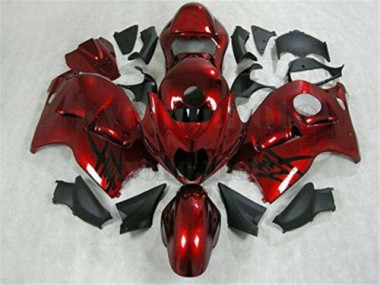 Suzuki GSXR 1300 Hayabusa 96-07 Motorrad Verkleidungen - Rot Schwarz