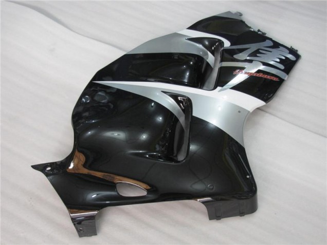 Suzuki GSXR 1300 Hayabusa 96-07 Motorrad Verkleidungen - Silber Schwarz