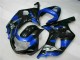 Suzuki GSXR 600 / 750 K1 K2 K3 01-03 Motorrad Verkleidung - Blau Schwarz Suzuki GSXR 600 / 750 K1 K2 K3 01-03 Motorrad Verkleidung - Blau Schwarz