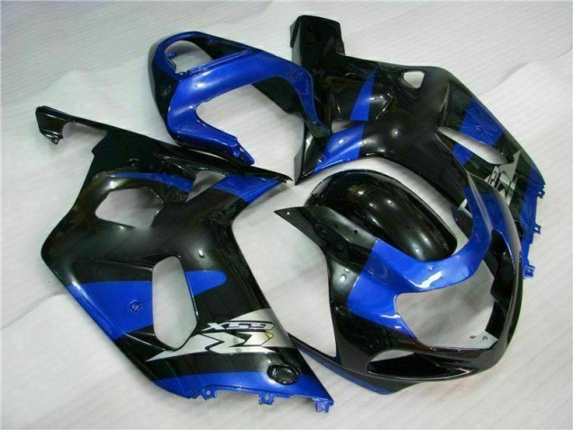 Suzuki GSXR 600 / 750 K1 K2 K3 01-03 Motorrad Verkleidung - Blau Schwarz Suzuki GSXR 600 / 750 K1 K2 K3 01-03 Motorrad Verkleidung - Blau Schwarz