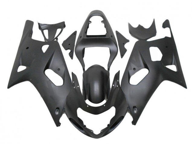 Suzuki GSXR 600 / 750 K1 K2 K3 01-03 Motorrad Verkleidungen - Matt Schwarz Suzuki GSXR 600 / 750 K1 K2 K3 01-03 Motorrad Verkleidungen - Matt Schwarz