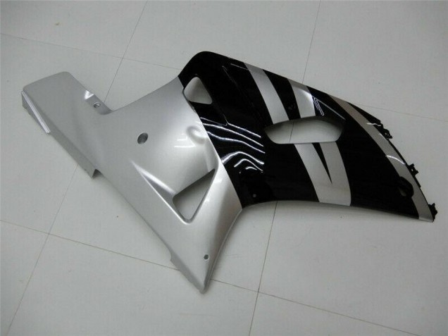 Suzuki GSXR 600 / 750 K1 K2 K3 01-03 Motorrad Verkleidungen - Schwarz Silber Suzuki GSXR 600 / 750 K1 K2 K3 01-03 Motorrad Verkleidungen - Schwarz Silber