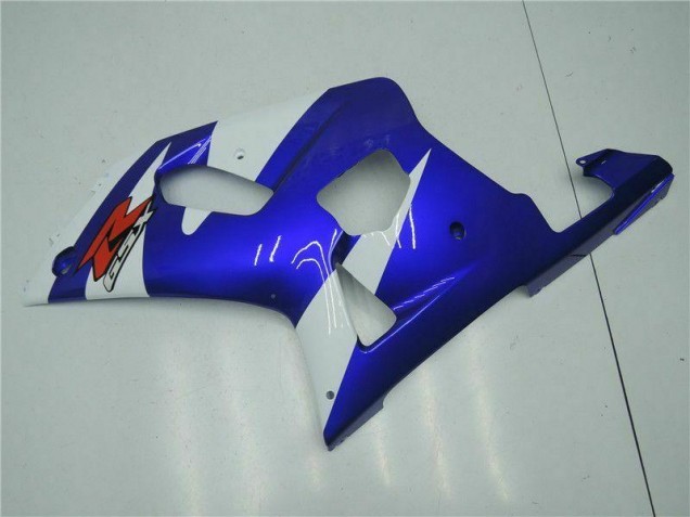 Suzuki GSXR 600 / 750 K1 K2 K3 01-03 Motorrad Verkleidungen - Weiß Blau Suzuki GSXR 600 / 750 K1 K2 K3 01-03 Motorrad Verkleidungen - Weiß Blau
