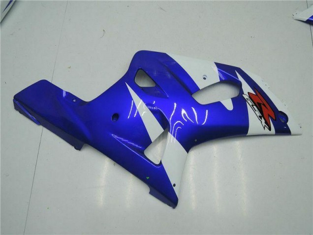 Suzuki GSXR 600 / 750 K1 K2 K3 01-03 Motorrad Verkleidungen - Weiß Blau Suzuki GSXR 600 / 750 K1 K2 K3 01-03 Motorrad Verkleidungen - Weiß Blau