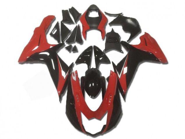 Suzuki GSXR 600 / 750 K11 11-24 Motorrad Verkleidung - Rot Schwarz Suzuki GSXR 600 / 750 K11 11-24 Motorrad Verkleidung - Rot Schwarz