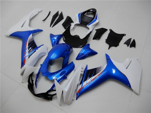 Suzuki GSXR 600 / 750 K11 11-24 Motorrad Verkleidungen - Blau Weiß Suzuki GSXR 600 / 750 K11 11-24 Motorrad Verkleidungen - Blau Weiß