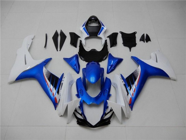 Suzuki GSXR 600 / 750 K11 11-24 Motorrad Verkleidungen - Blau Weiß Suzuki GSXR 600 / 750 K11 11-24 Motorrad Verkleidungen - Blau Weiß