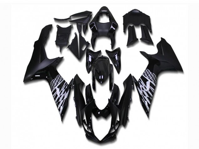 Suzuki GSXR 600 / 750 K11 11-24 Motorrad Verkleidungen - Matt Schwarz Suzuki GSXR 600 / 750 K11 11-24 Motorrad Verkleidungen - Matt Schwarz