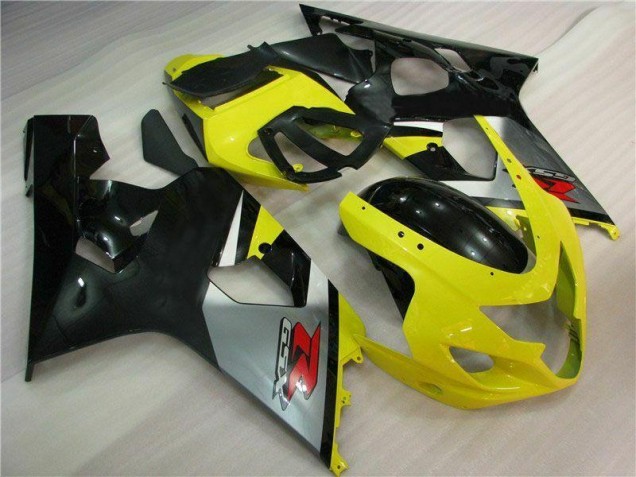 Suzuki GSXR 600 / 750 K4 04-05 Motorrad Verkleidung - Gelb Schwarz Suzuki GSXR 600 / 750 K4 04-05 Motorrad Verkleidung - Gelb Schwarz