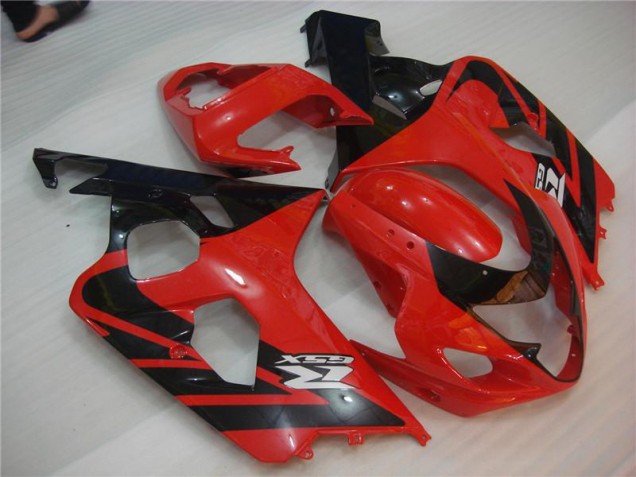 Suzuki GSXR 600 / 750 K4 04-05 Motorrad Verkleidung - Rot Schwarz Suzuki GSXR 600 / 750 K4 04-05 Motorrad Verkleidung - Rot Schwarz