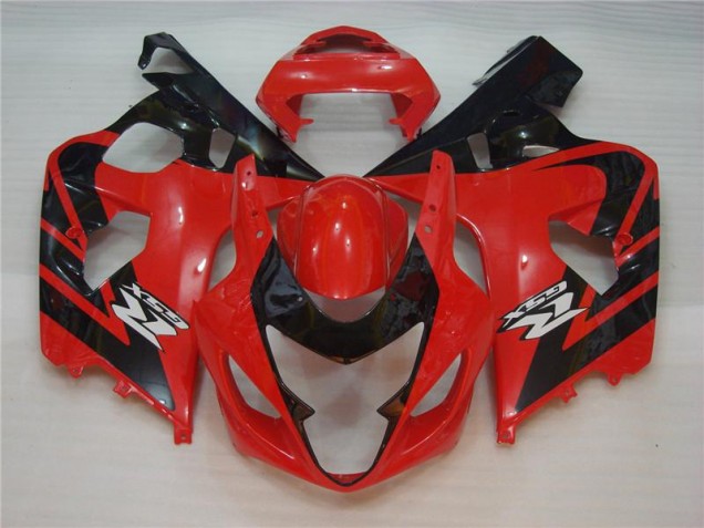 Suzuki GSXR 600 / 750 K4 04-05 Motorrad Verkleidung - Rot Schwarz Suzuki GSXR 600 / 750 K4 04-05 Motorrad Verkleidung - Rot Schwarz